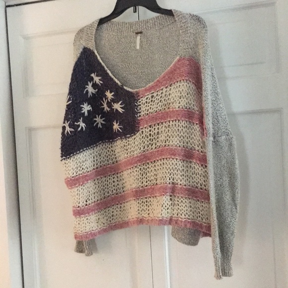 Free People Sweaters - Free People sweater L American flag